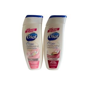 Dial 7 Day Moisturizing Lotion Shea Butter & Himalayan Pink Mineral 12oz 2 Pack